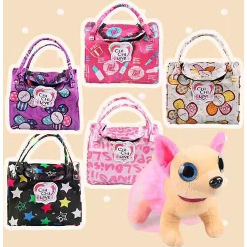 Chi Chi Love Handbags, pet dogs, plush toys, electric pet chihuahua dolls with sound effects gift