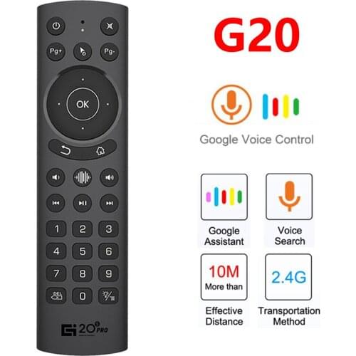 Fly Mouse Voice Control Android TV Box Voice Air Mouse support Voice Search and Assistant Linux Windows G20 G20BT G20S PRO