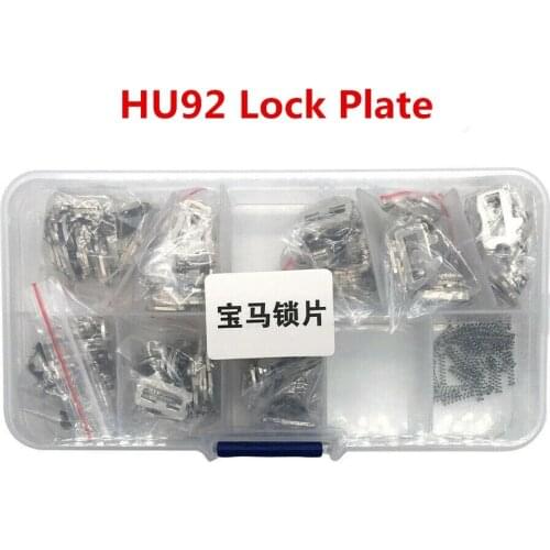 HKCYSEA Car Lock Reed Locking Plate HU92 Car Lock Repair Kit Accessories for BMW total 200pcs