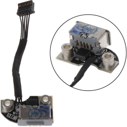 DC-IN I/O Power Jack Board Cable for Macbook Pro 13" 15" A1278 A1286 A1297 820-2565-A 2009- 2012 DC Power Jack
