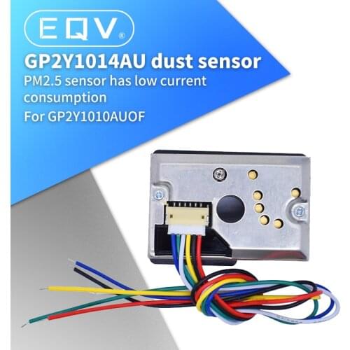 GP2Y1014AU0F Compact Optical Dust Sensor Compatible GP2Y1010AU0F GP2Y1010AUOF Smoke Particle Sensor With Cable