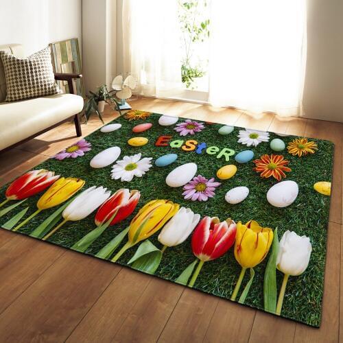 Carpet for Living Room Kidsroom Decoration Carpet Home Hallway Floor Mat Children Large Rug 3D Color Pattern Bedroom Bedside Mat