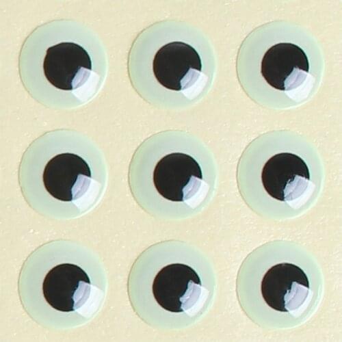 MAGBLUE 72-154pcs/lot DIY Fishing Lure Simulation Holographic 3D Eyes 3mm-8mm Luminous bionic animal Eye Minnow fishing tackle