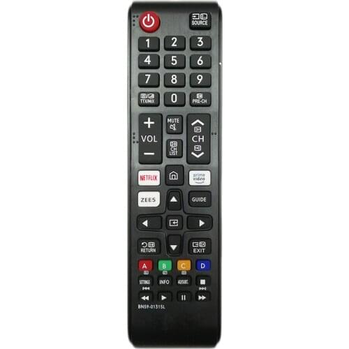 New Replace BN59-01315L For Samsung Smart TV Remote Control Netflix ZEE5 Prime Video Apps BN59-01315A 315 MHz remoto