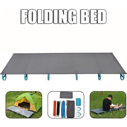 Ultralight Camping Cot Portable Folding Compact Easy Set Up Tent Camping Cot Bed for Outdoor Travel 네이처하이크 cama plegable WHS