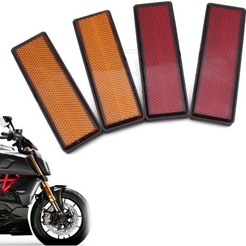 Brand New 1pair Motorcycle Front Fork Leg Reflector Reflective Sticker For Ducati Monster 600 696 795 821 796ABS 1200S 1100