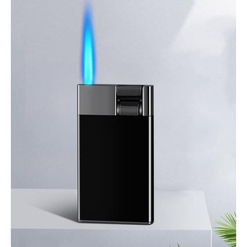 2021 Windproof Jet Torch Lighter Metal Gas Lighter Butane Inflatable 1300 C Cigarette Cigar Smoking Lighter Gadgets For Men