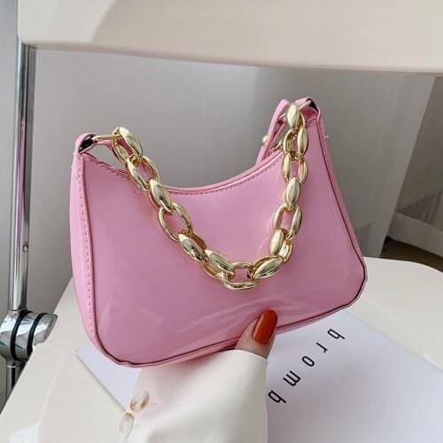 Women Handbag 2021 New Fashion Letter Shoulder Chain Bag Brands Luxury Tote Bag Female Leather Crossbody Small Square Bag