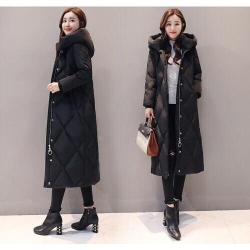 Female Down Jacket Winter Coat Women Thick Korean Black Parka Outerwear Womens Clothing Casaco De Inverno Feminino KJ469