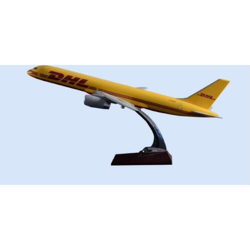 47cm Resin B757 DHL Airlines Plane Model Boeing 757 Shunfeng Express Cargo SF Airlines Aircraft Collection Toys Gift