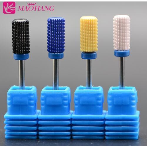 MAOHANG ceramic nozzle nail electric drill file drills bit for manicure pedicure machine accessory removel gel polish varnish