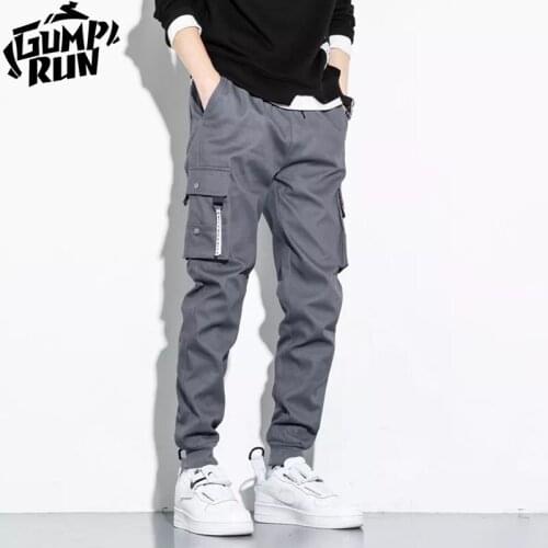 Men Cargo Pants Autumn Black Jogger Outdoor Tactical Military Pants Casual Loose Sweat Pants Men Cotton Trousers Big Size S-8XL