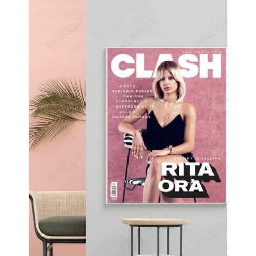 Wall Art Modular Canvas Fashion Magazine Cover Pictures Home Decor Painting Prints Poster Portrait Living Room Cuadros No Frame