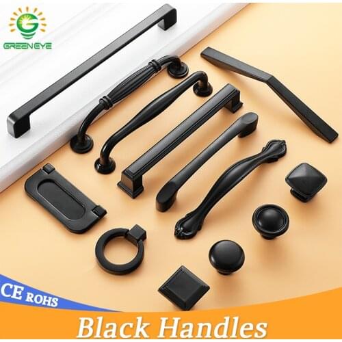 Cabinet Knobs and Handles Kitchen Handles Drawer Knobs Cabinet Pulls Cupboard Handles Knobs Black Handles for Furniture