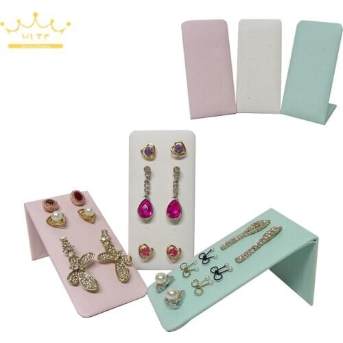 Earrings Studs Display Rack 12 holes Earrings Holder Jewelry Organizer Earring Cards Ear Studs Organizer Jewelry Display Stand