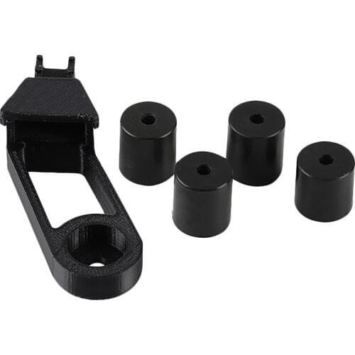 Silicone Solid Spacer With Y Axis Wire Restraint Cr-10 Solid Bed Mount Strain Relief Bracket For Cr-10/Cr10S/Cr-X Ender-3