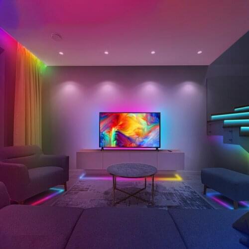 LED Lights WS2811 APP Bluetooth Full Set Dreamcolor RGB IC Home Lighting LED Strip Light Party Bedroom Kitchen With IOS Android