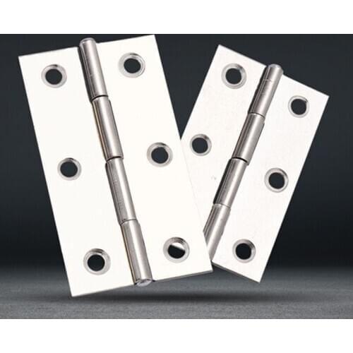 Thickened silent small cabinet door stainless steel hinge casement hinge door and window hinge