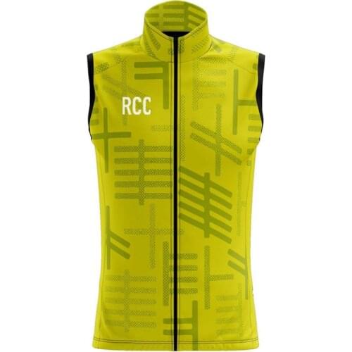Rcc Team Lightweight Windbreaking Cycling Gilet Top Quality Cycling Outwear Sleeveless Jacket Bike Wind Vest Mesh Fabric At Back