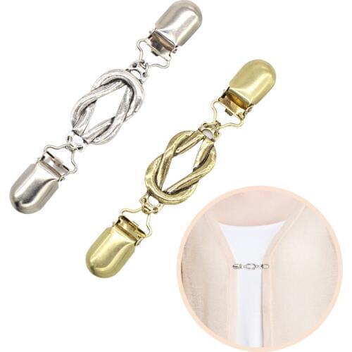 Women Retro Vintage Cardigan Duck Clip Pin Sweater Shawl Blouse Collar Sweater Scarf Clasp Brooch Pin Jewelry Accessories