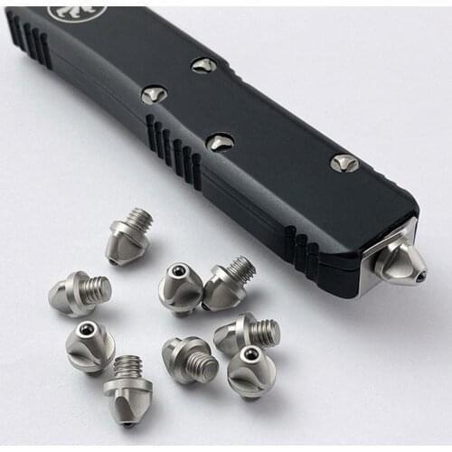 1PC Replacement Triangle Tail cone screw Steel Bolt Tool For UTX-85 Microtech Ultratech OTF Repair Spare Parts