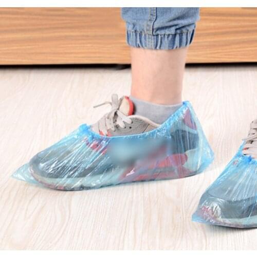 Plastic Disposable Shoe Covers Rain Outdoor Carpet Waterproof Shoe Cover Dispenser Cycling Overshoes Protector