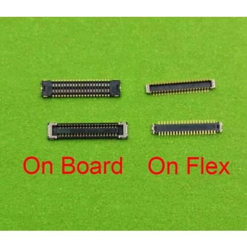 2Pcs 40pin USB Charging FPC Connector Charger Dock Port Plug On Board For Xiaomi Redmi 9 Note 9S 9 9Pro Note9 Pro Note9S NOTE9