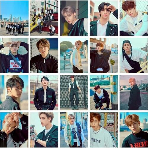 20pcs/set Kpop Stray Kids album photo cards New arrivals High quality clear poster photocard kpop stray kids supplies fans gift