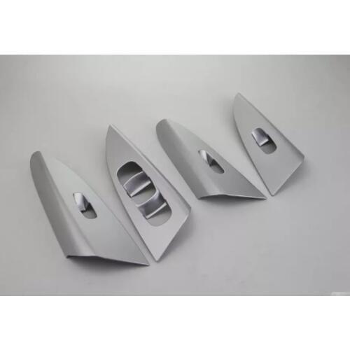 For Nissan Sylphy 2016 4PCS ABS Chrome Car Door Armrest Window Glass Lifter Button Frame Cover Trim Car Styling Accessories