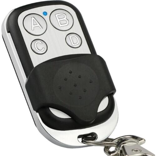 Door Remote 433Mhz 4 Channel Remote Control Use All 433 Mhz Fixed Code Key Chains Car Home And Garage 1 Pcs
