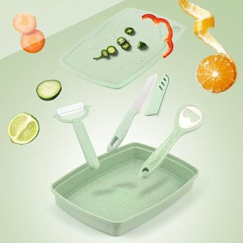 Environmental Square Fruit Cutting Board Creative Multifunctional Cutting Board Kitchen Gadget Non-slip PP Cutting Board