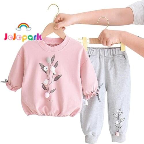 2Pcs Baby Girls Clothes Sets for Autumn Winter Baby Girl Outfits Fall Clothes from 1 to 6 Years Old Toddler Sports Coat and Pant