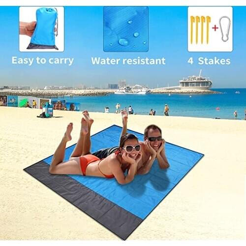 Camping Mat Waterproof Beach Blanket Outdoor Portable Picnic Ground Mat Mattress Outdoor Camping Picnic Mat blanket 200 x 210 CM