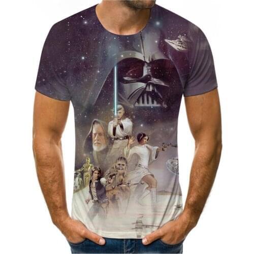 Summer new mens T-shirt fashion printing Harajuku casual short-sleeved T-shirt men and women streetwear