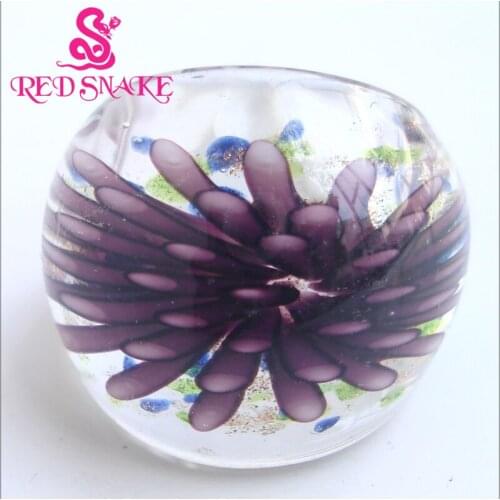 RED SNAKE Brand Fashion Ring Handmade Murano Glass Multifarious Rings RSMG0000#118