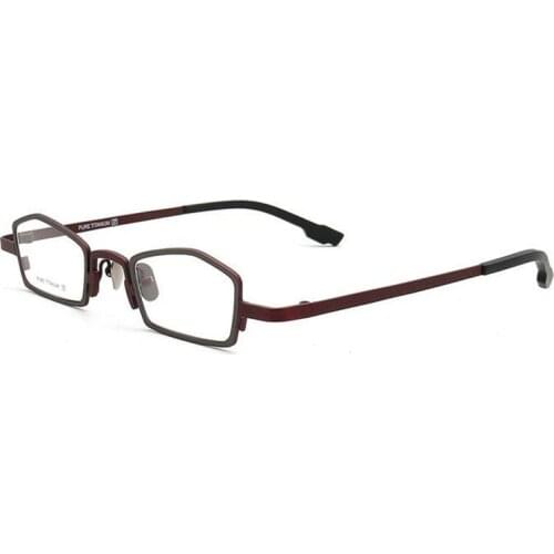 Vintage Pure Titanium Glasses Frame Men Full Rim Prescription Lens Optical Eyewear Anti-reflective Reading Eyeglasses Women