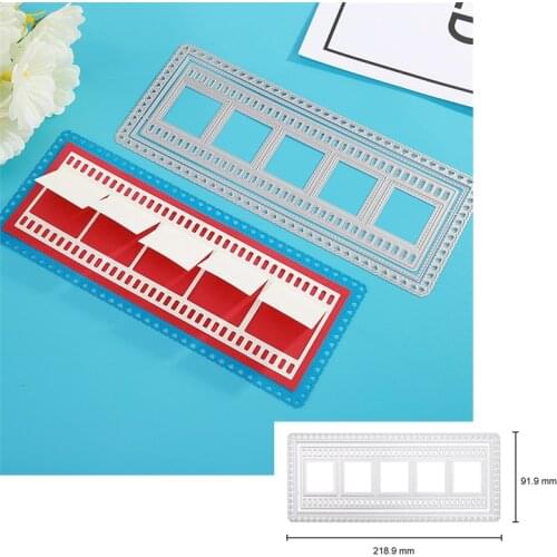 Frames Square Metal Cutting Dies For DIY Scrapbooking Album Paper Cards Decorative Crafts Embossing Die Cuts 2021 New