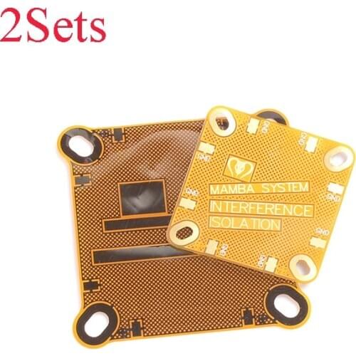 2Set 20/30.5MM Distribution Board Anti-interference Shielding Pad Soft PCB Spacer for MAMBA RC Drone FPC Flight Control ESC