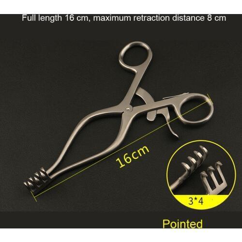 Stainless distractor clamp cats mastoid retractor opening in the skin expander PIKA orthopedic instrument Experimental Pet
