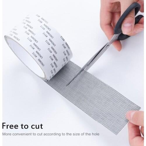 Window Net Anti-mosquito Mesh Sticky Wires Patch Repair Tape Summer Screen Window Door Mosquito Netting Patch Repair Broken Hole