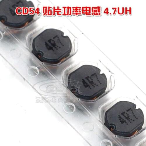SMD Inductor CD54 4.7UH Screen Printing 4R7 Wire Wound Chip Power Inductor Size 5.8*5.0*4.5