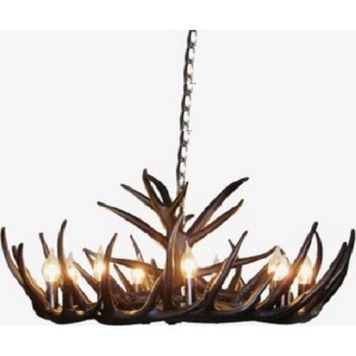 Mediterranean antlers lamp restaurant lights artistic chandelier American country Nordic antler chandelier lamp chandelier