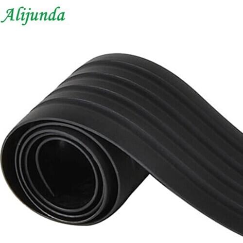 Car styling black 90 cm rubber buffer door edge ribbon trim black pad high quality molding die