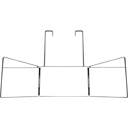 Telescopic Hanging Trifold Makeup Mirror Portable Adjustable DIY Haircut Tool for Bathroom Bedroom Living Room EK-New