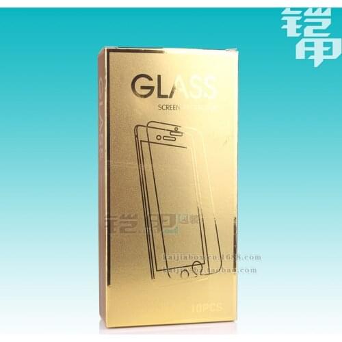 For Samsung Xiaomi iPhone6/6p for tempered glass screen protector paper packaging BOX with good quality KJ-458 100PCS
