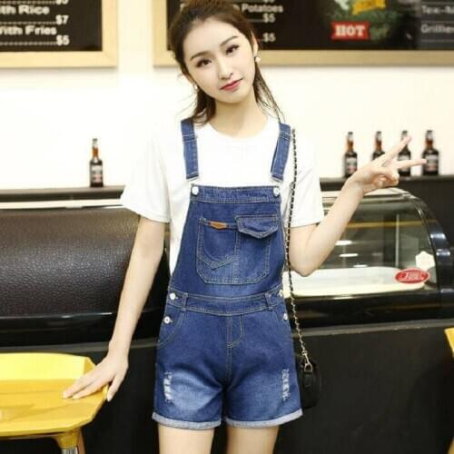 Women clothing denim fabric rompers summer overalls women playsuits suspenders slimjeans women overalls summer rompers jeans