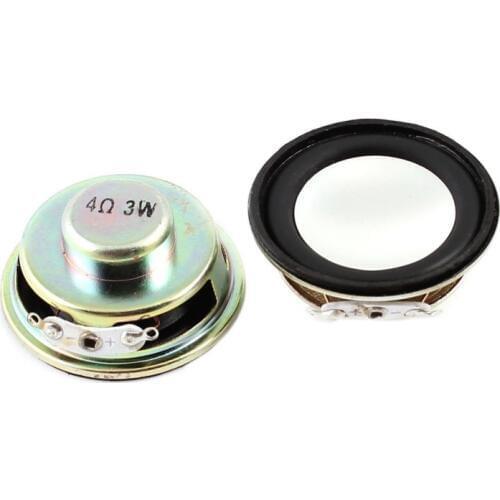 2 pcs 4 ohms 3 W metal round magnet Speaker Accessories