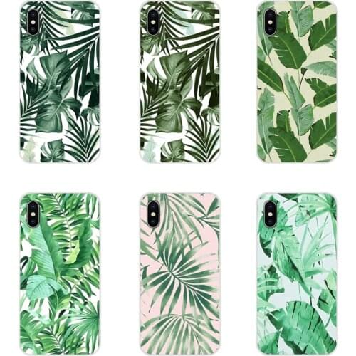 Accessories Phone Shell Covers For Samsung Galaxy A3 A5 A7 A9 A8 Star A6 Plus 2018 2015 2016 2017 Tropical Leaf