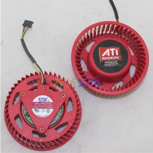 BASA0725R2U brand new AVC turbo fan HD4850 4890 5970 5870 12V 1.2A