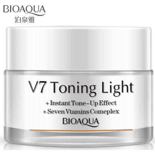 BIOAQUA Brand Instant Tone Up Effect New Face Cream Vitamins Complex Repair Skin Care Day Creams & Moisturizers Face Care 50ml